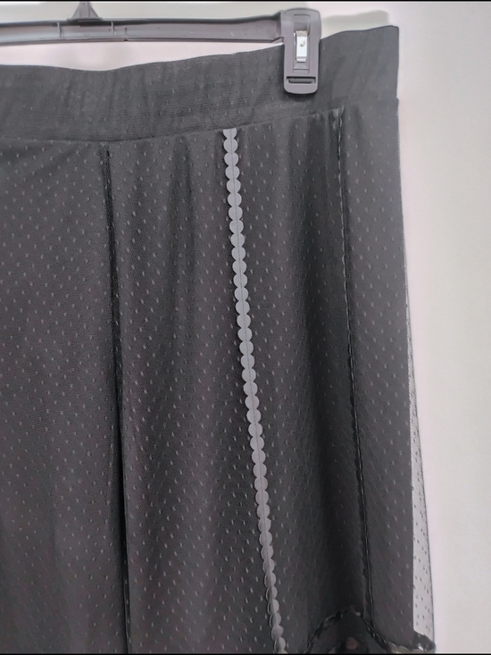Torrid Black Swiss Dot Mesh Tiered Maxi Skirt Size 3 NWOT - Picture 5 of 6